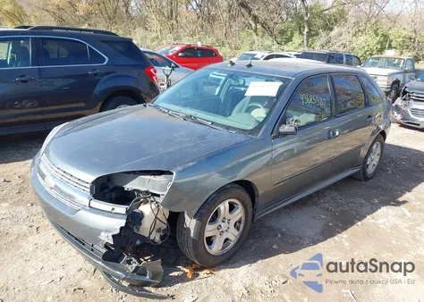 2005 Chevrolet Malibu Maxx Lt из США, поврежденный, VIN 1G1ZU64825F140353